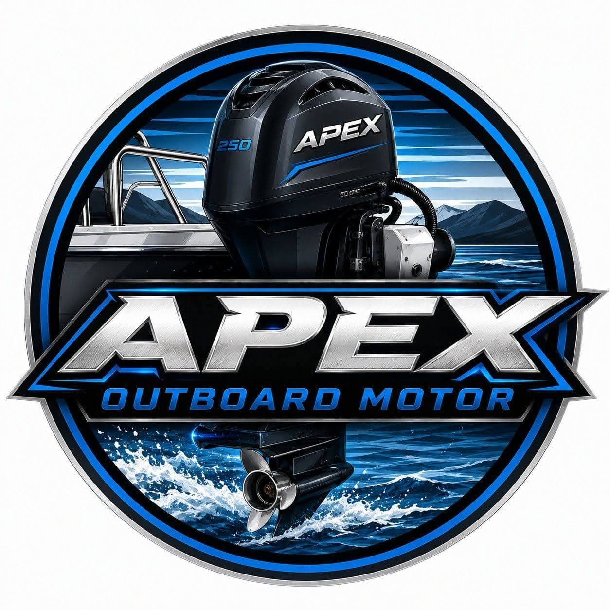 Apex Outboard Motor Co logo